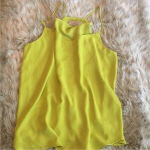 LOFT bright yellow Tank Top size medium
